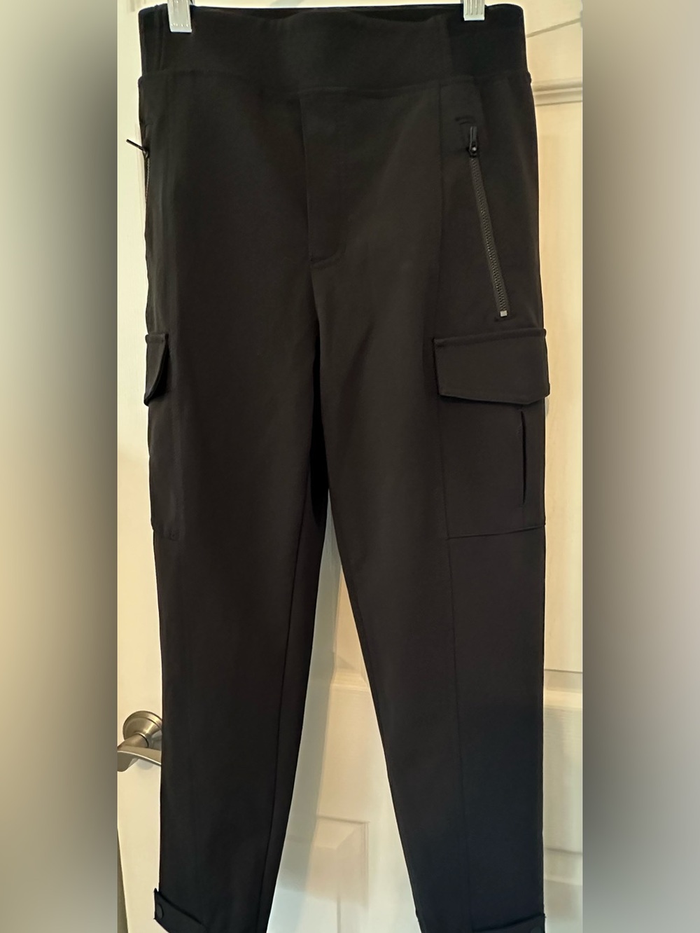 Athleta Endless High Rise Cargo Pants Black 0 Petite